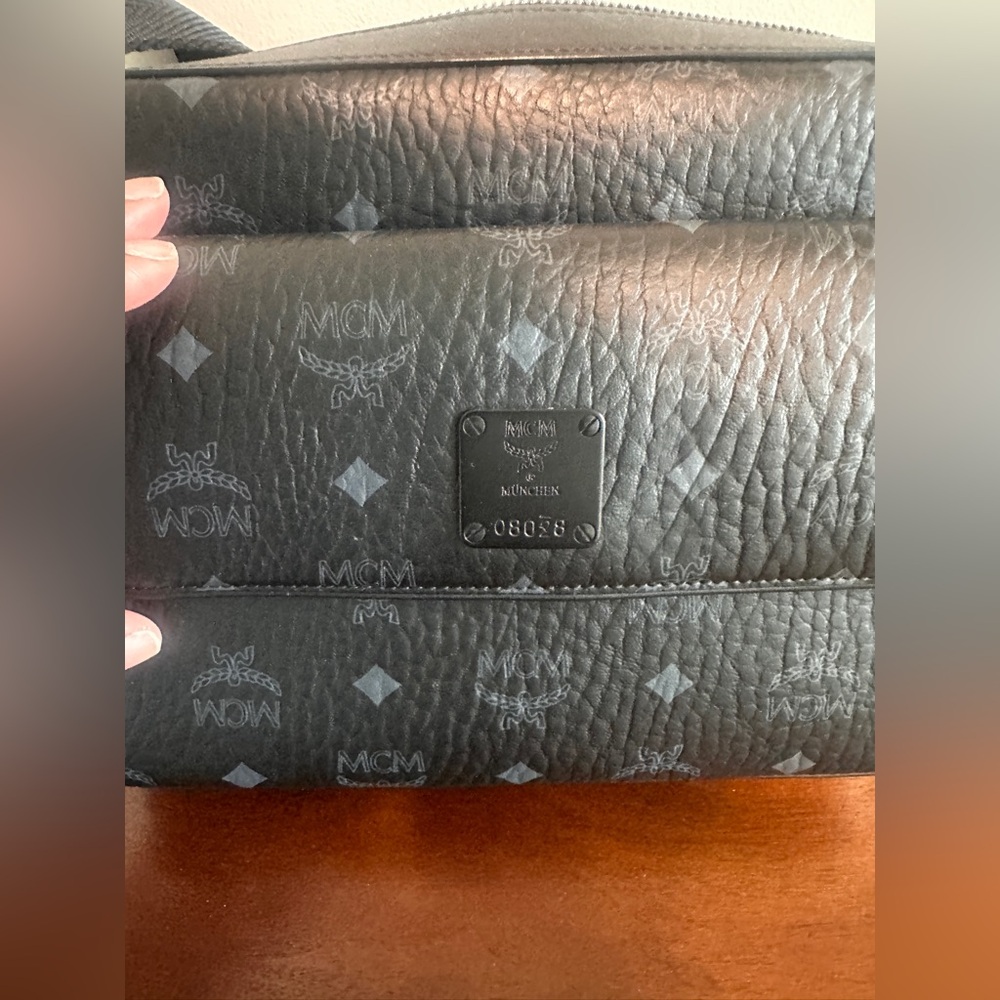 MCM Black Leather crossbody